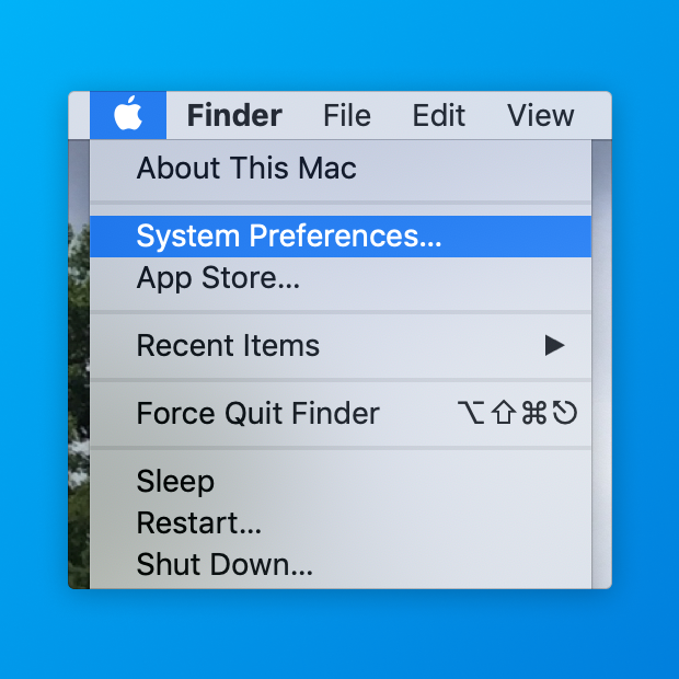 Click the System Settings app icon on the dock