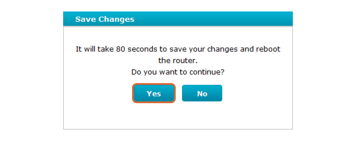 D-Link Save your settings