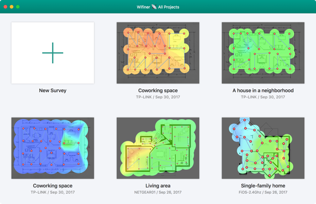 Wifiner sample projects