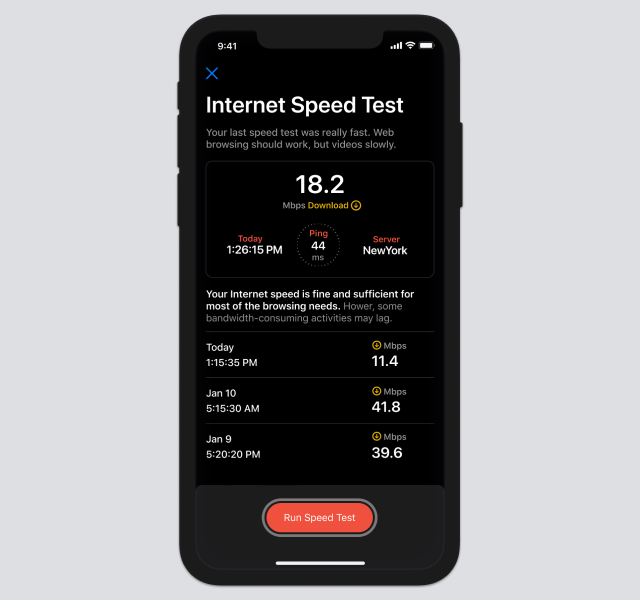 NetSpot iOS