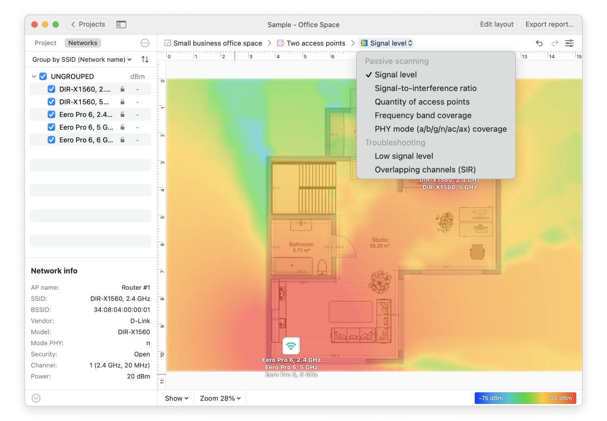 Planning mode — Heatmap