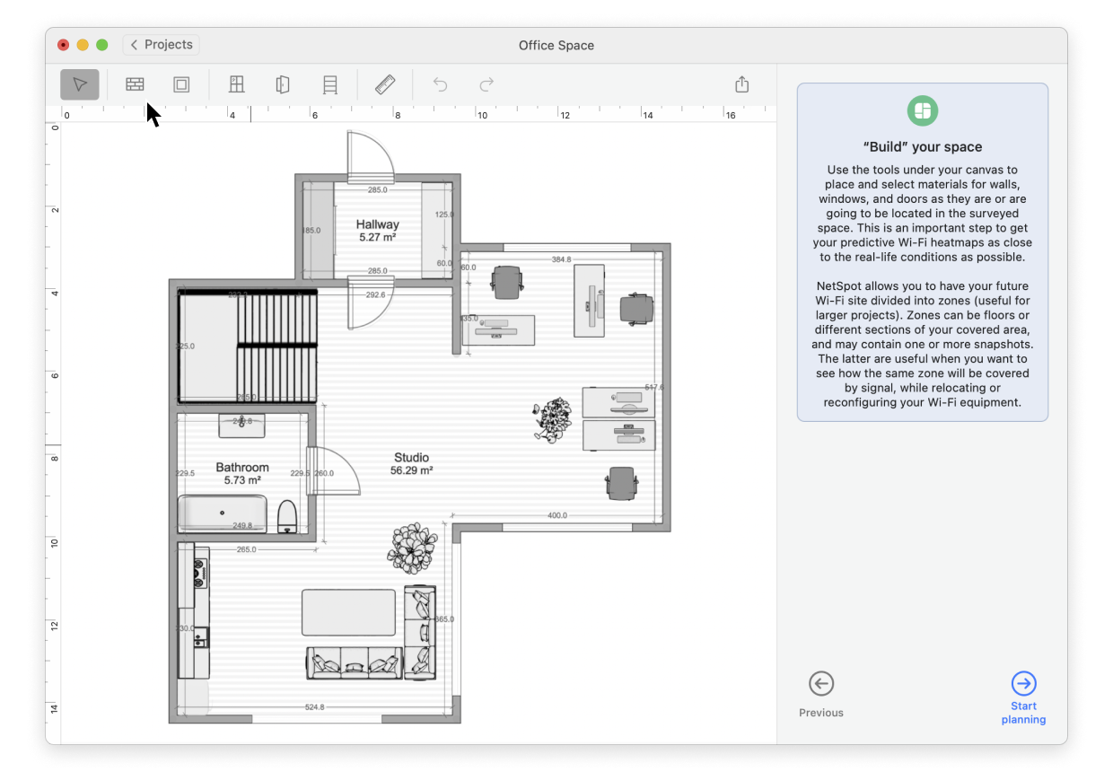 How to start your first WiFi site survey with NetSpot