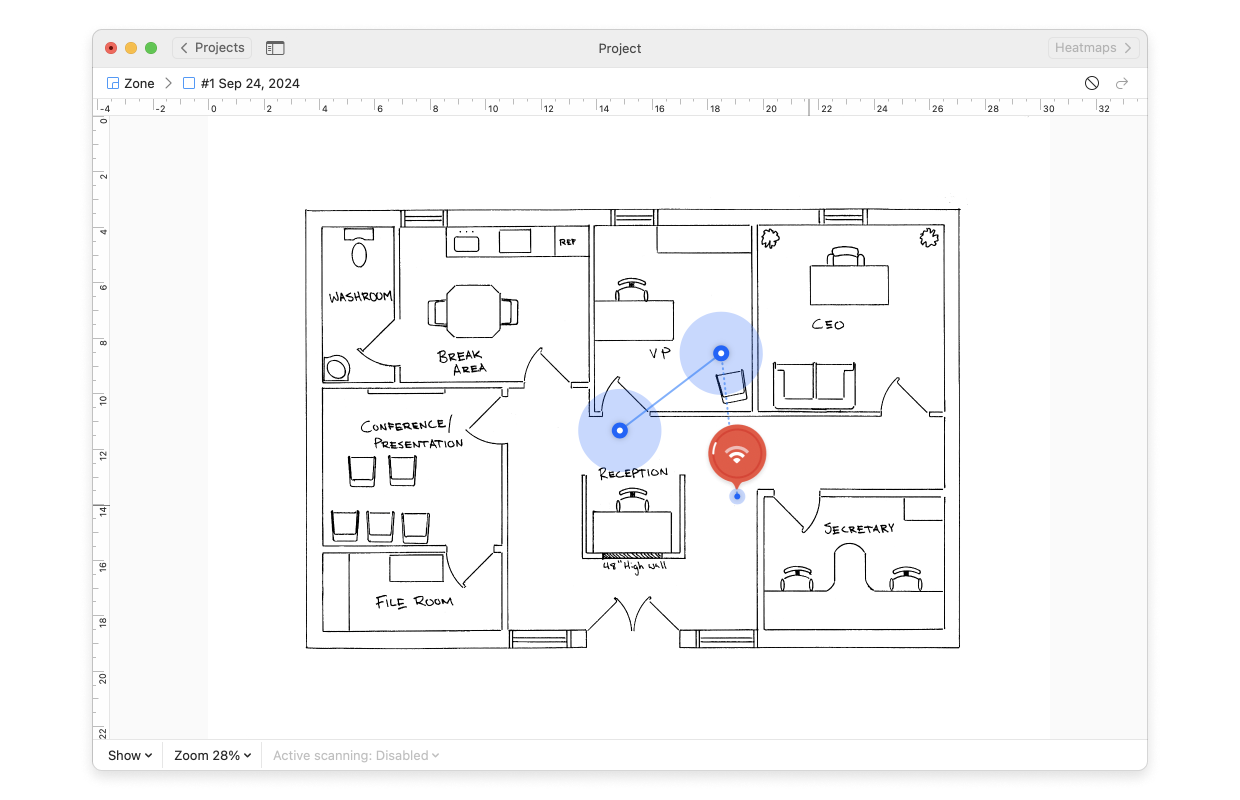 How to start your first WiFi site survey with NetSpot