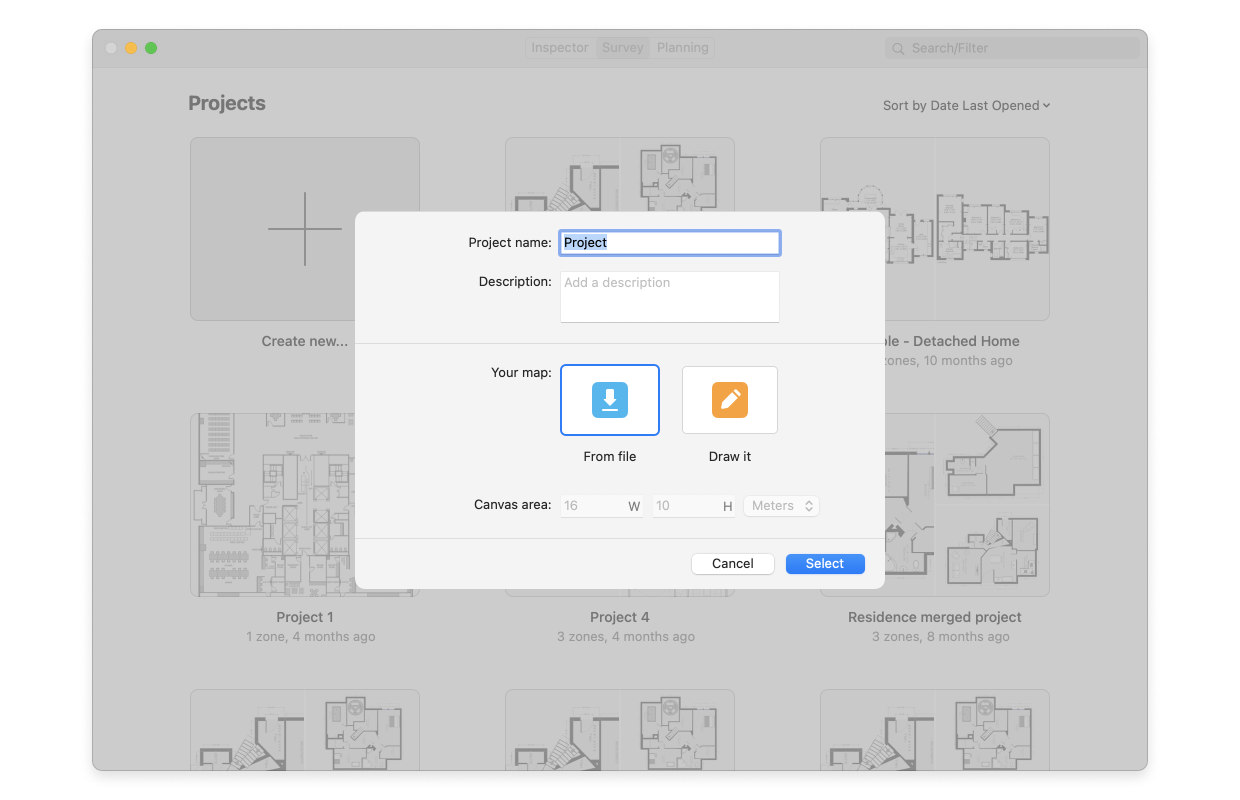 Start WiFi survey