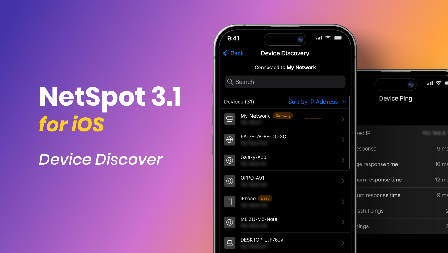 NetSpot 3.1 for iOS and iPadOS
