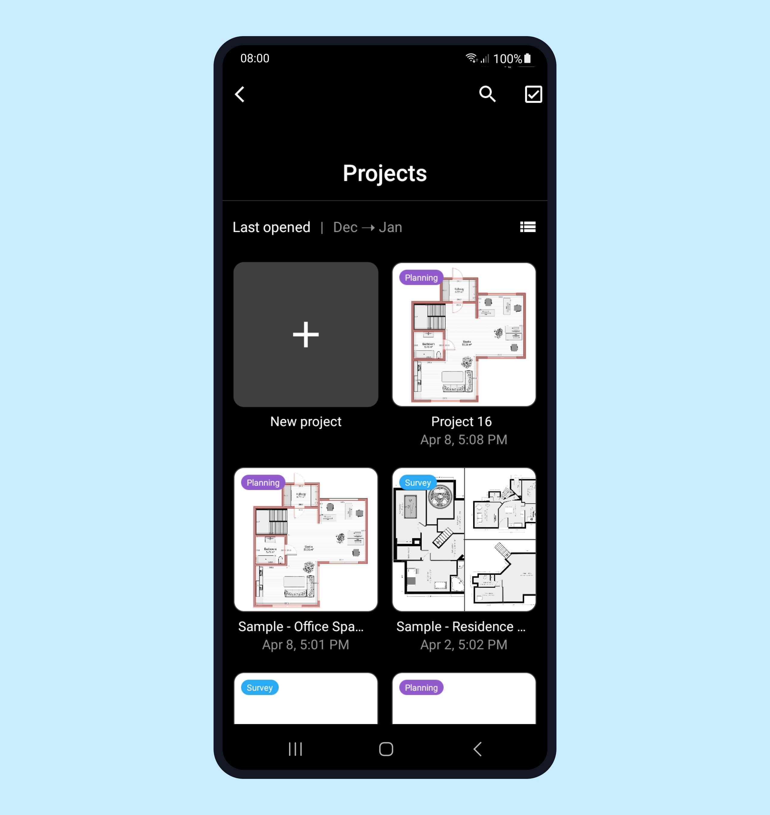Create a new project