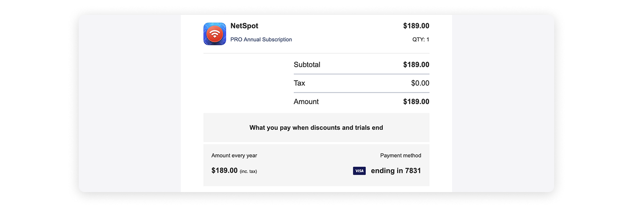 Click the link in the “Manage subscription” section Click the link in the “Manage subscription” section