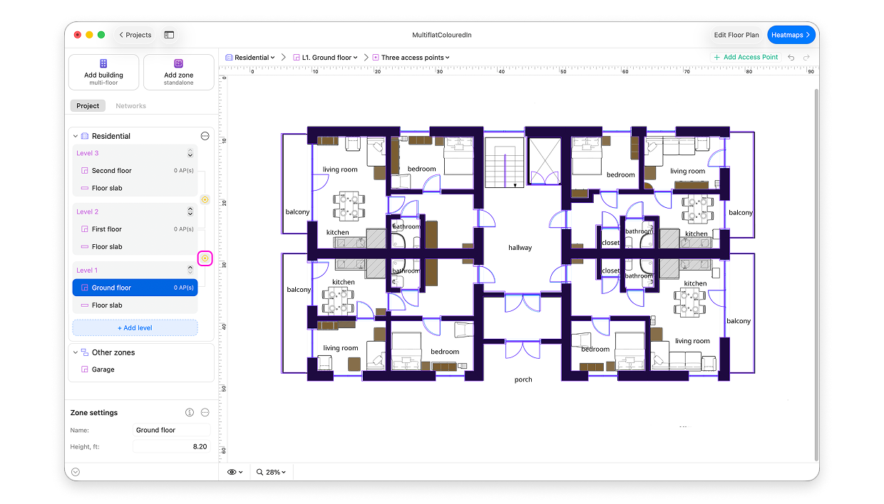 Use the Align floors