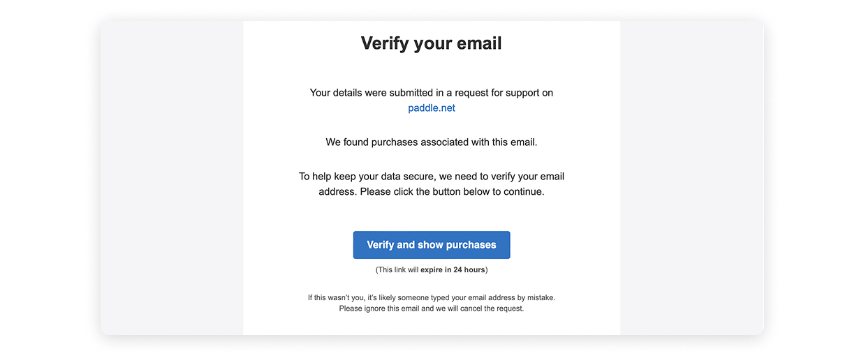 Verify your email Verify your email