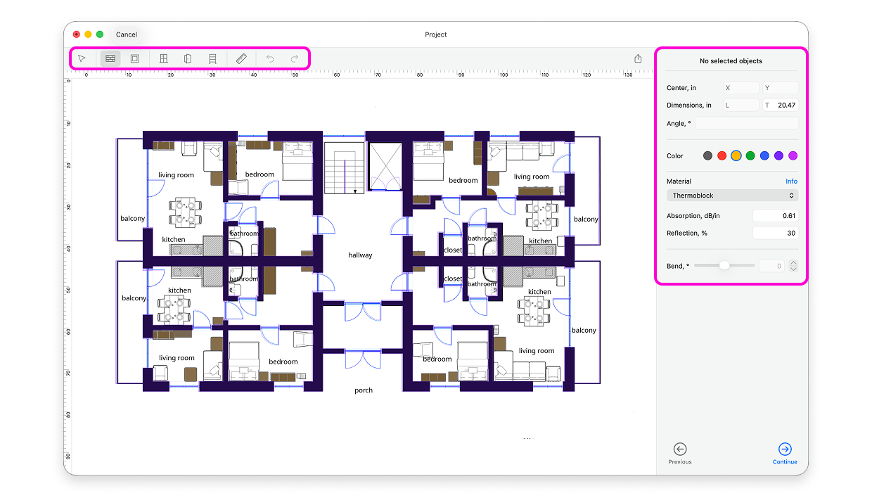 Planning mode — build your space