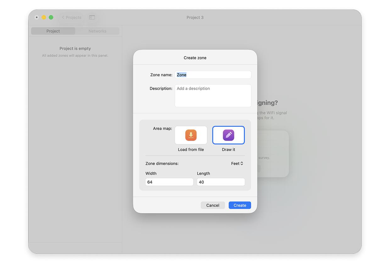 Enter the name for your zone and select the “Draw it” option Enter the name for your zone and select the “Draw it” option