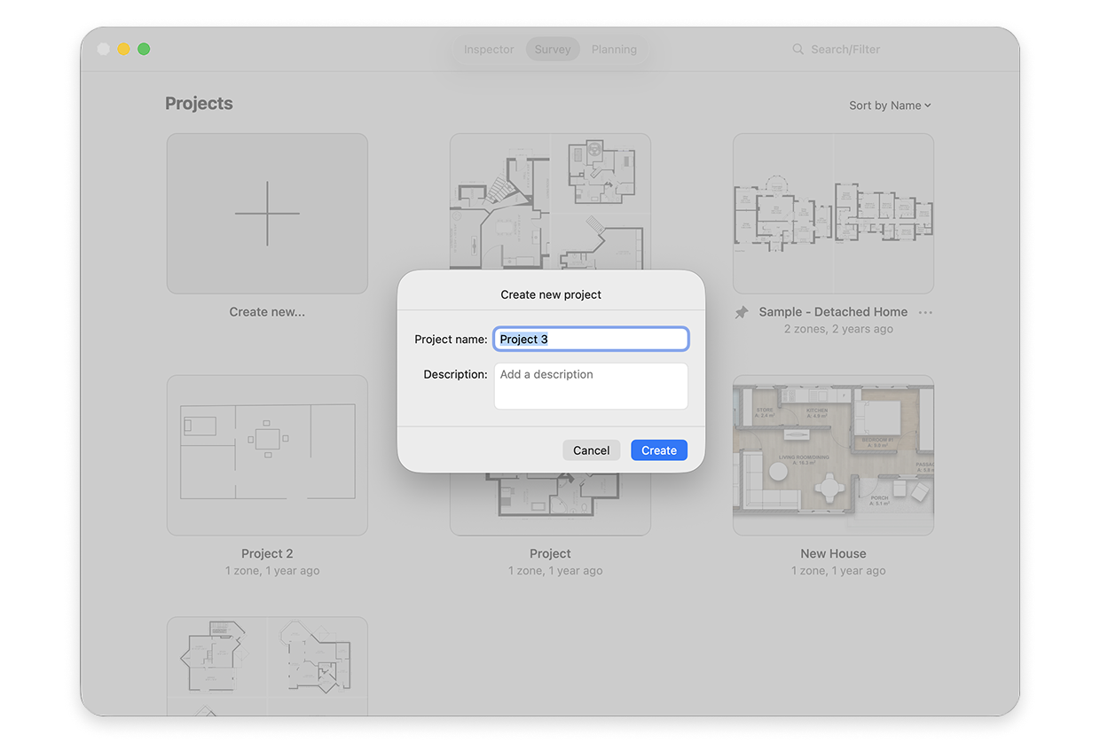 Go to Survey. Click Create new… Go to Survey. Click Create new…