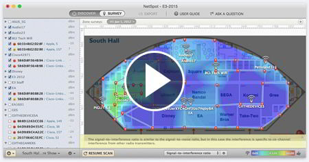 WiFi research with NetSpot