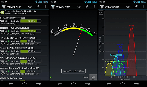 D'analyse Wifi Android