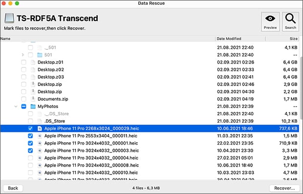 Data Rescue for Mac