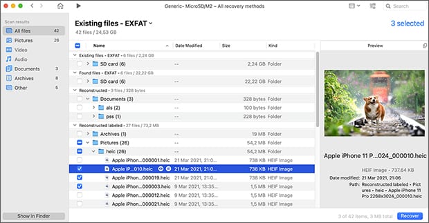 Restore Deleted Photos from an SD Card Using Disk Drill for Mac