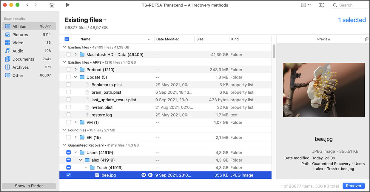 Disk drill recover files won t open daseti
