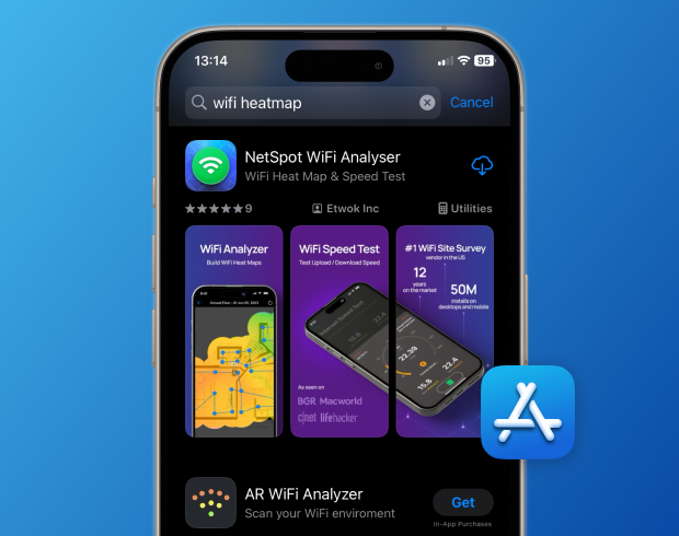 iPhone WLAN Heatmap App