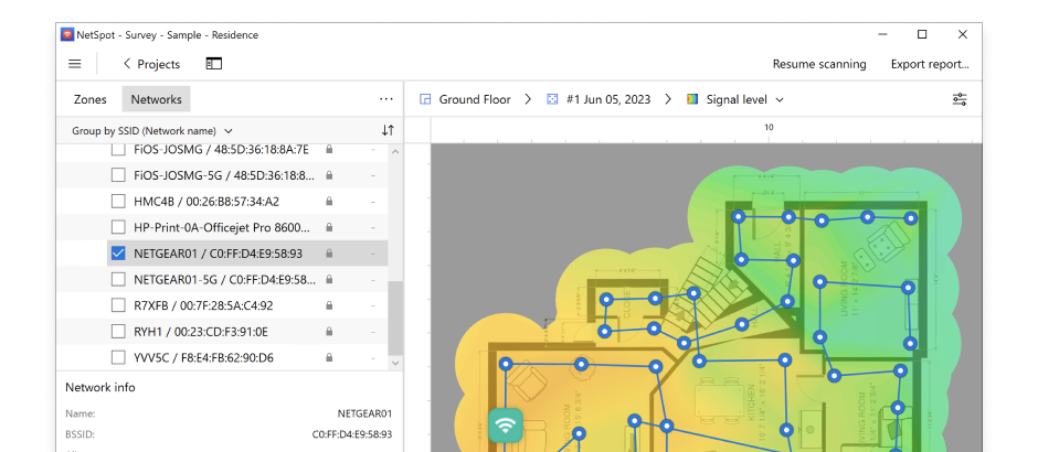 NetSpot — WiFi Site Survey