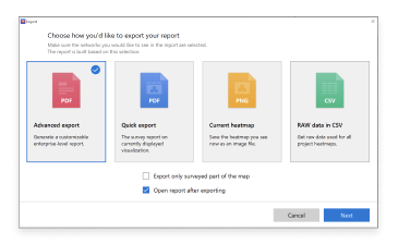 NetSpot heatmaps