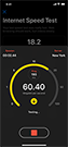 media Internet Speed Test iOS