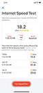 media Internet Speed Test Result iOS