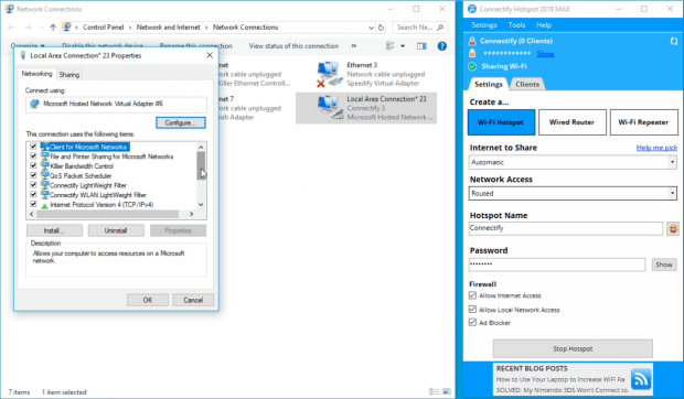 Intensificador de Wifi Connectify Hotspot