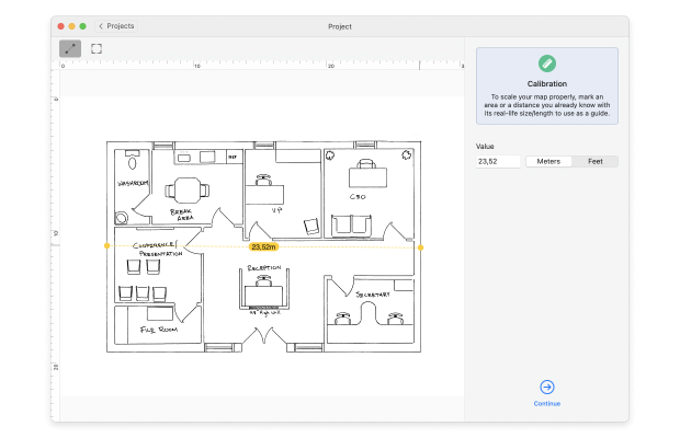 NetSpot's map drawing tools