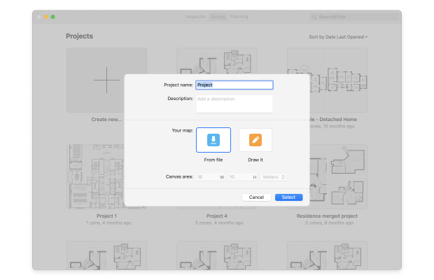 NetSpot — Nuovo Rilevamento