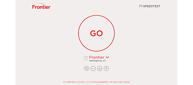 Frontier Internet Speed Test Tool