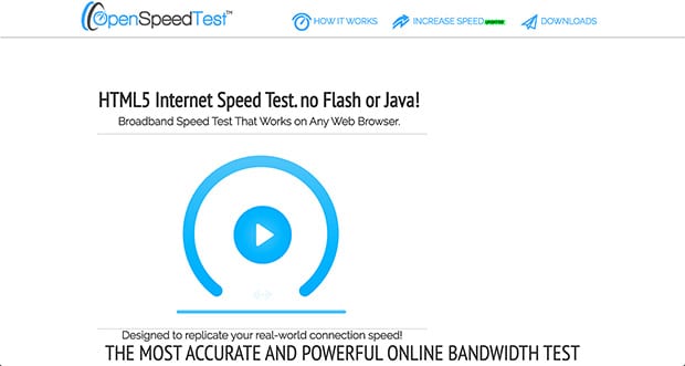  OpenSpeedTest 