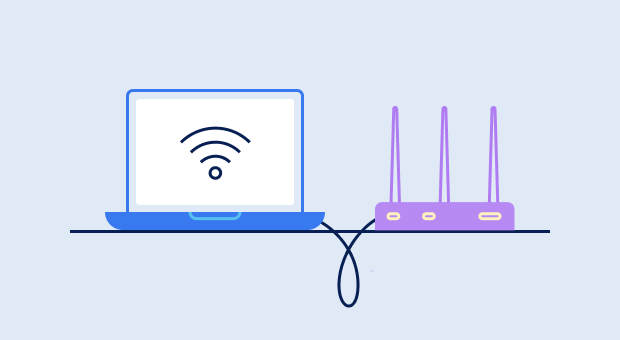 Utilice una conexión por cable