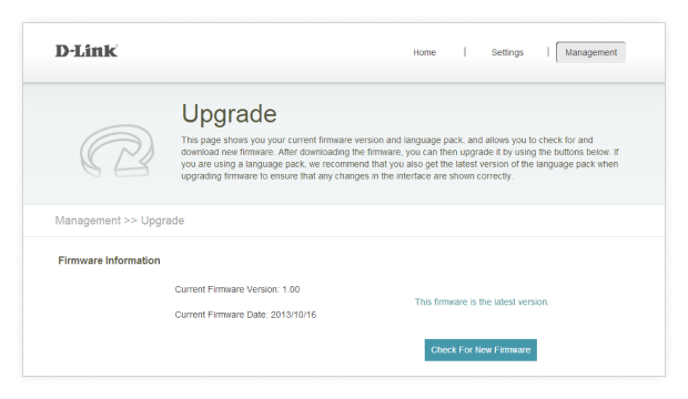 Select an option called Firmware Update