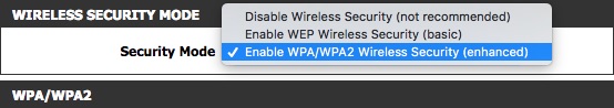 Verbinden Sie sich mit WPA/WPA2