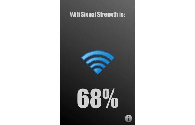 wifi acceptable signal strength