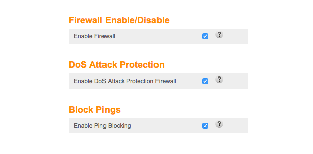 Richten Sie die Firewall ein