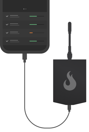 Connect WiPry  to your mobile device