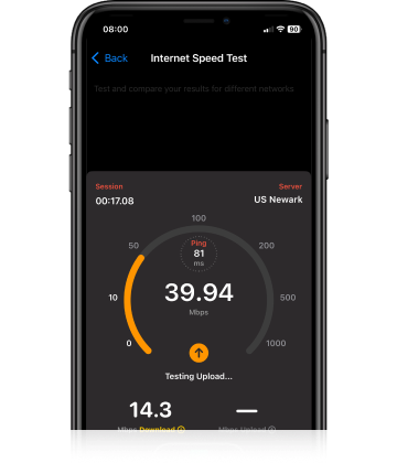 Test your Internet speed with NetSpot