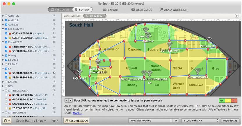 Modo de Descubrimiento de NetSpot