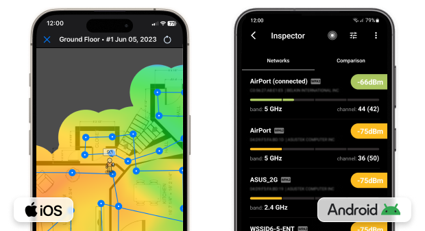 NetSpot para iPhone e para Android