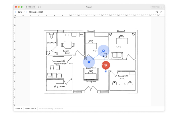 Analyse des réseaux WiFi avec NetSpot