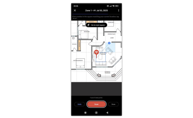 Walk the Space and Collect Data