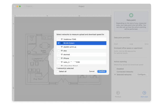 Survey - Network selection (add non-broadcasting networks)