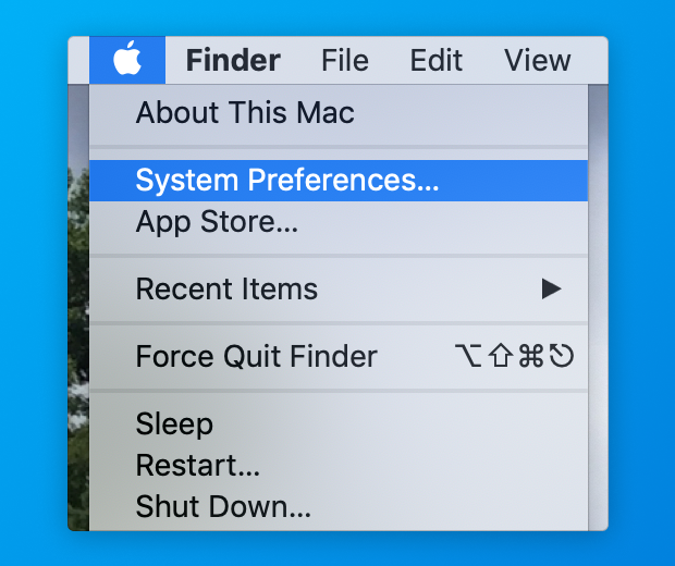 Open System Settings mac