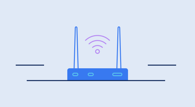 Place for your WiFi router