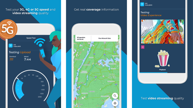 OpenSignal Internet-Geschwindigkeitstest