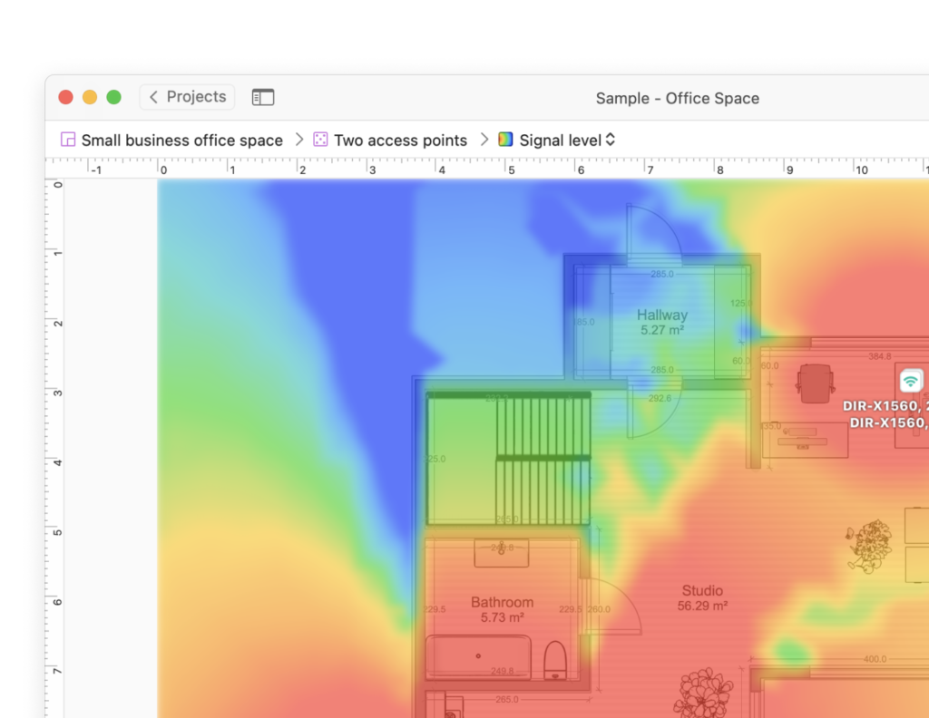 NetSpot — Best WiFi HeatMap Software. Windows & Mac. Free try!