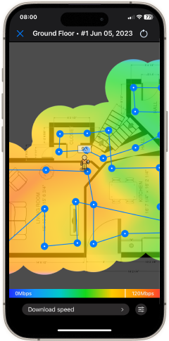 WiFi heatmap iOS