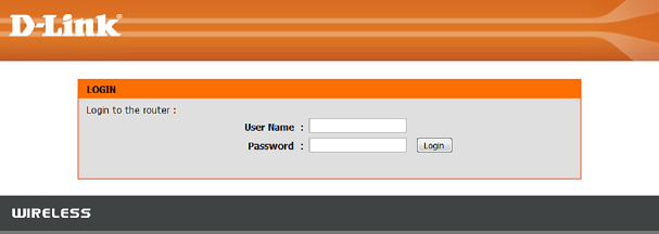 Router login and password (D-Link)