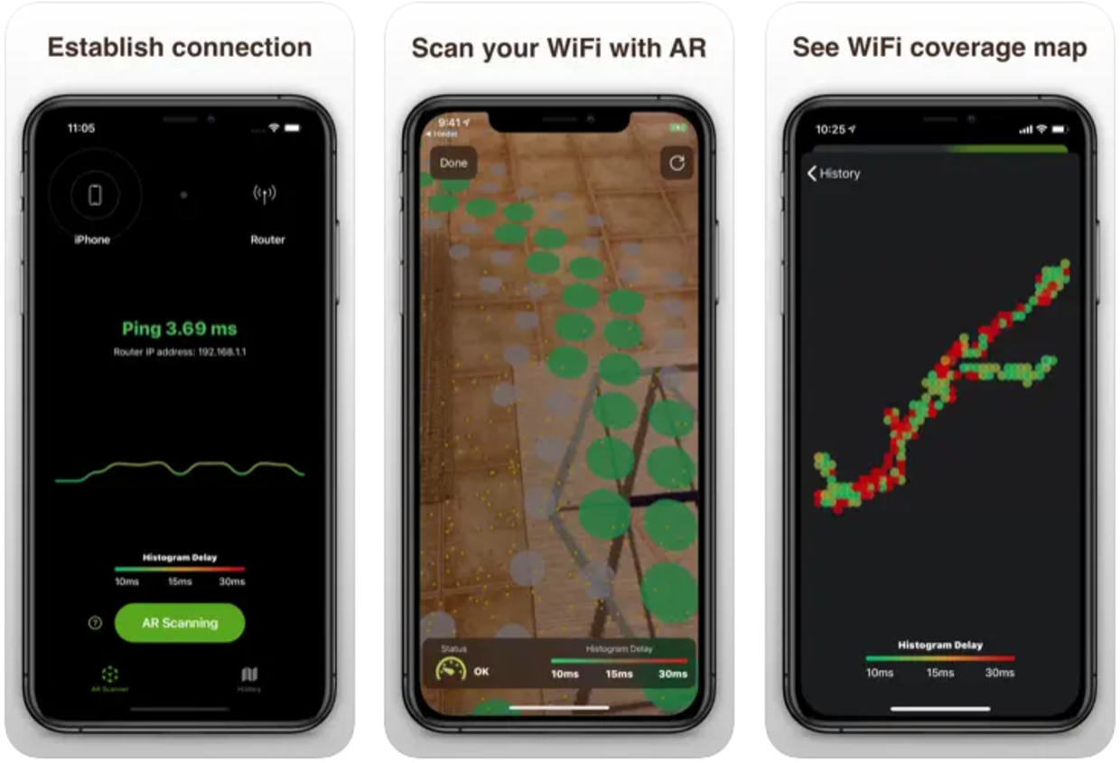 Top iOS WiFi Heatmap Apps for Optimal - AR WiFi Analyzer@2x